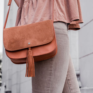 Cognac Crossbody Purse
